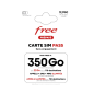 Carte SIM Prépayée Free Appel + SMS + MMS Illimité 350Go Internet Sans Engagement — Reconditionné Garanti 12 mois · Smarty Paris